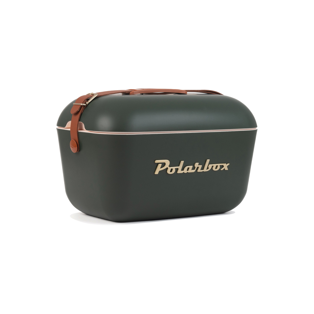 Glacière publicitaire vintage 12 L Polarbox Original Vert 